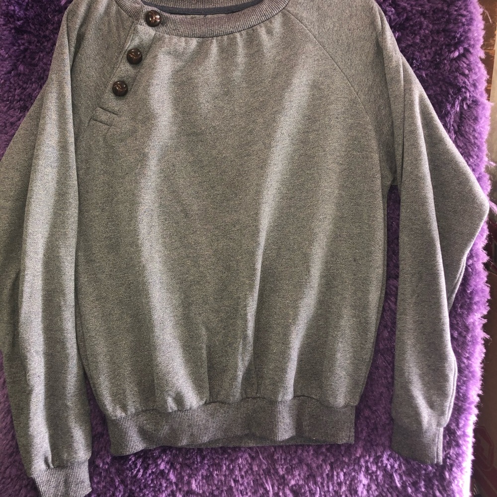 Gray oversized sweater-small